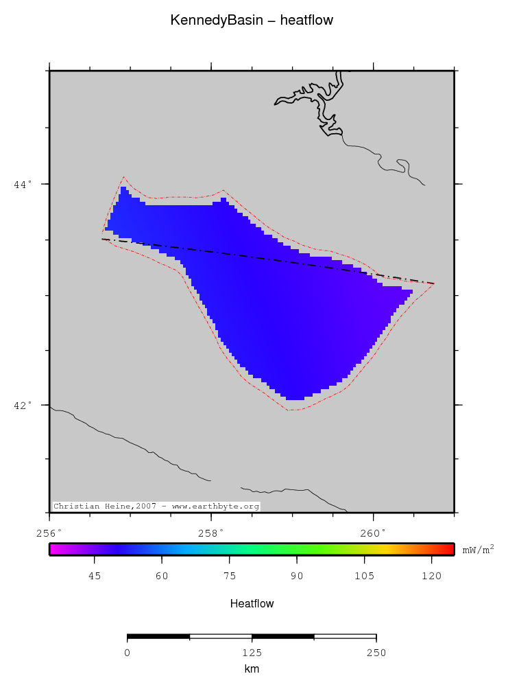 Kennedy Basin location map