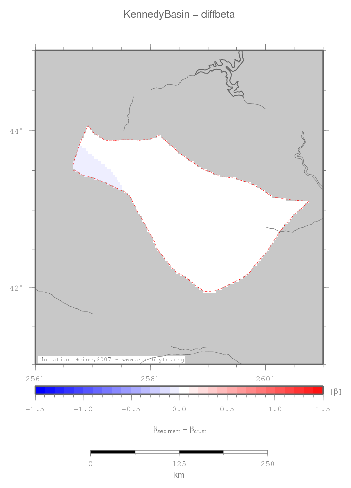 Kennedy Basin location map