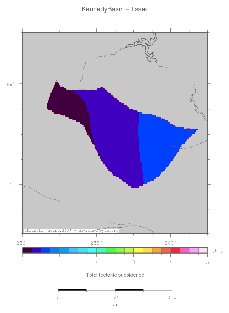 Kennedy Basin location map