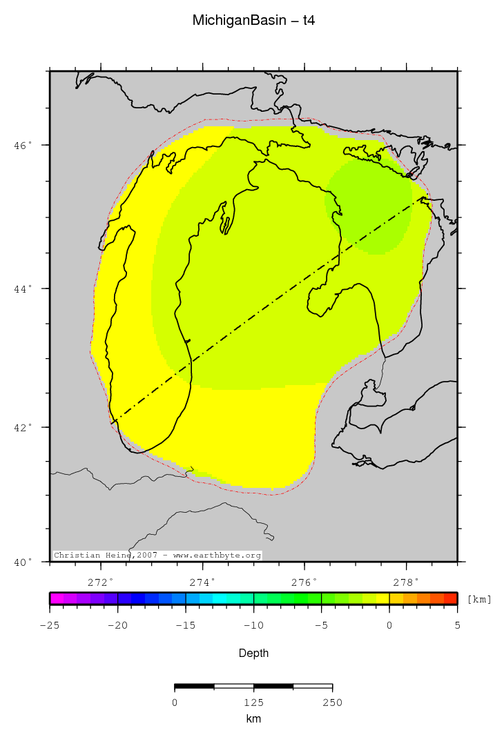 Michigan Basin location map