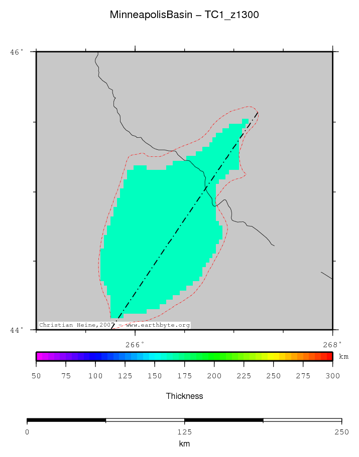 Minneapolis Basin location map