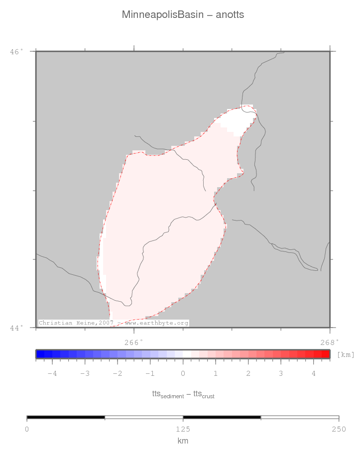 Minneapolis Basin location map