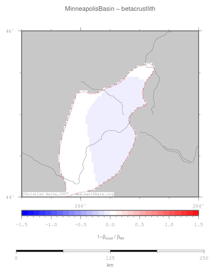 Minneapolis Basin location map