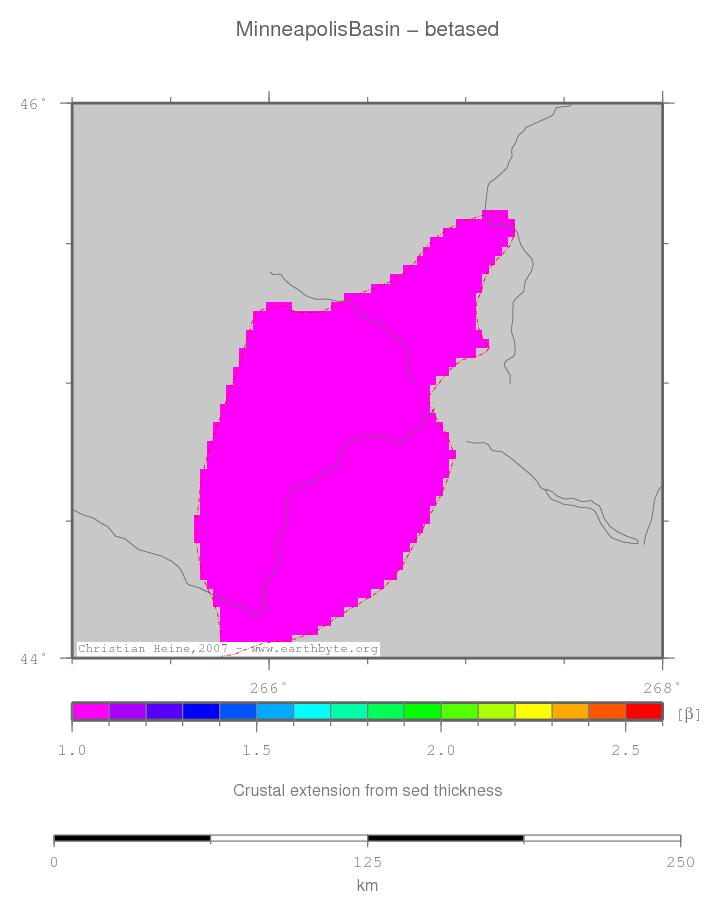 Minneapolis Basin location map