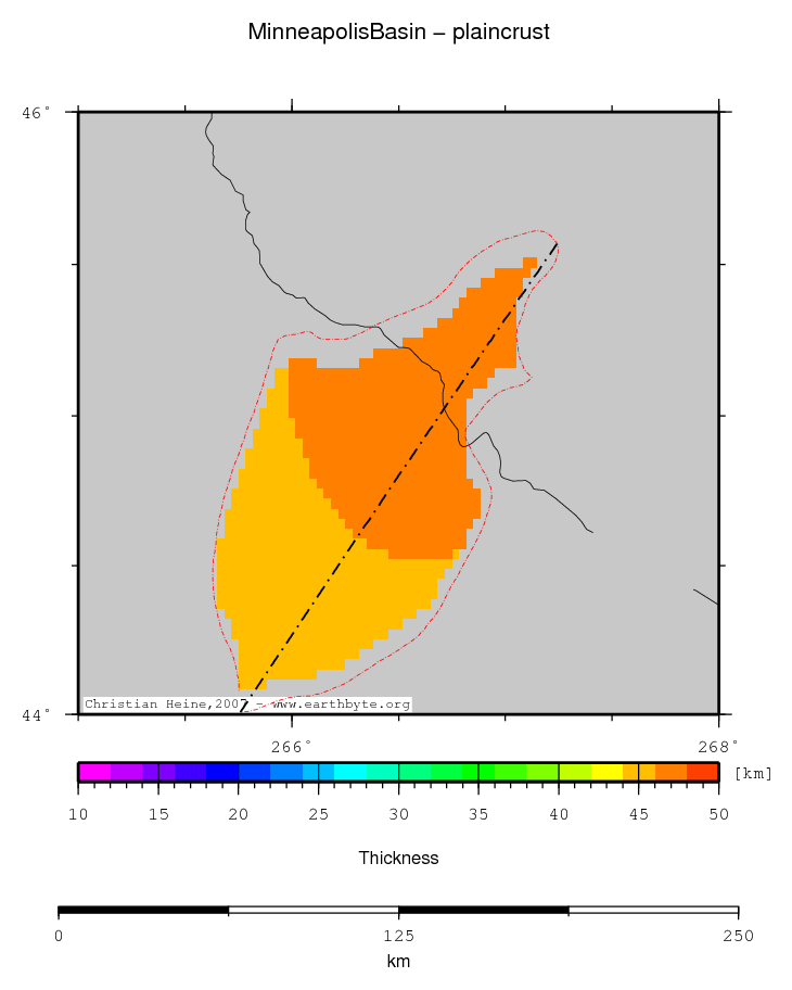 Minneapolis Basin location map