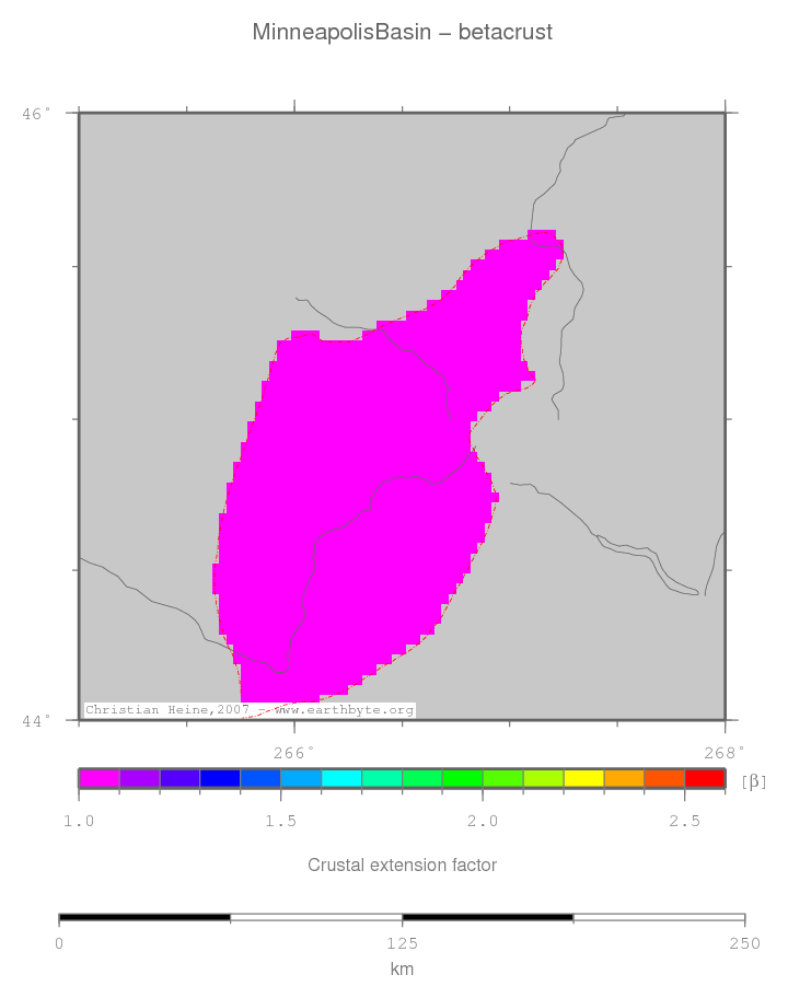 Minneapolis Basin location map