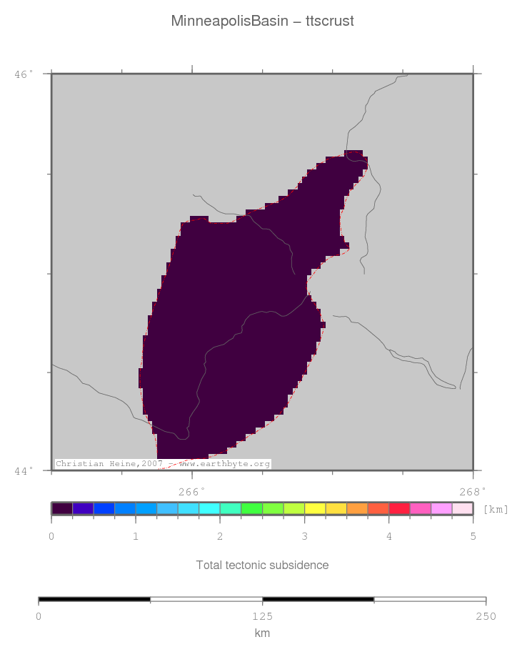 Minneapolis Basin location map