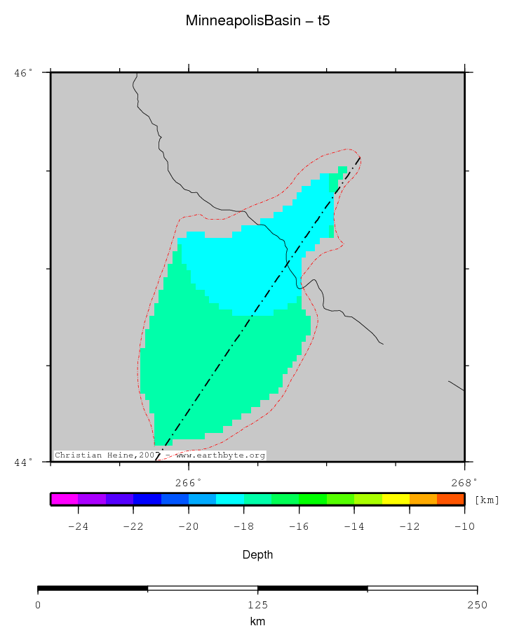 Minneapolis Basin location map