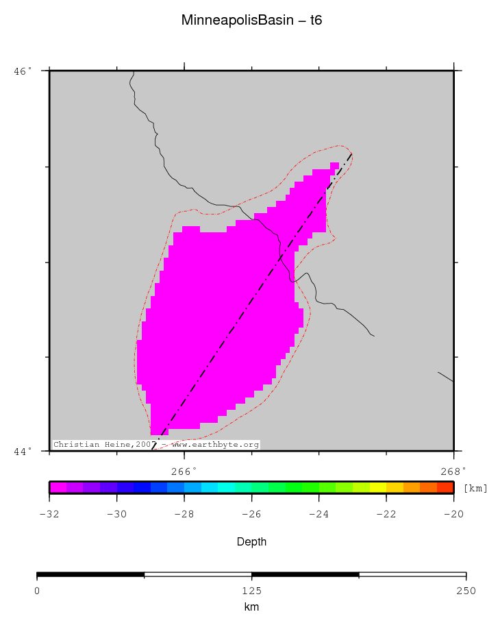 Minneapolis Basin location map