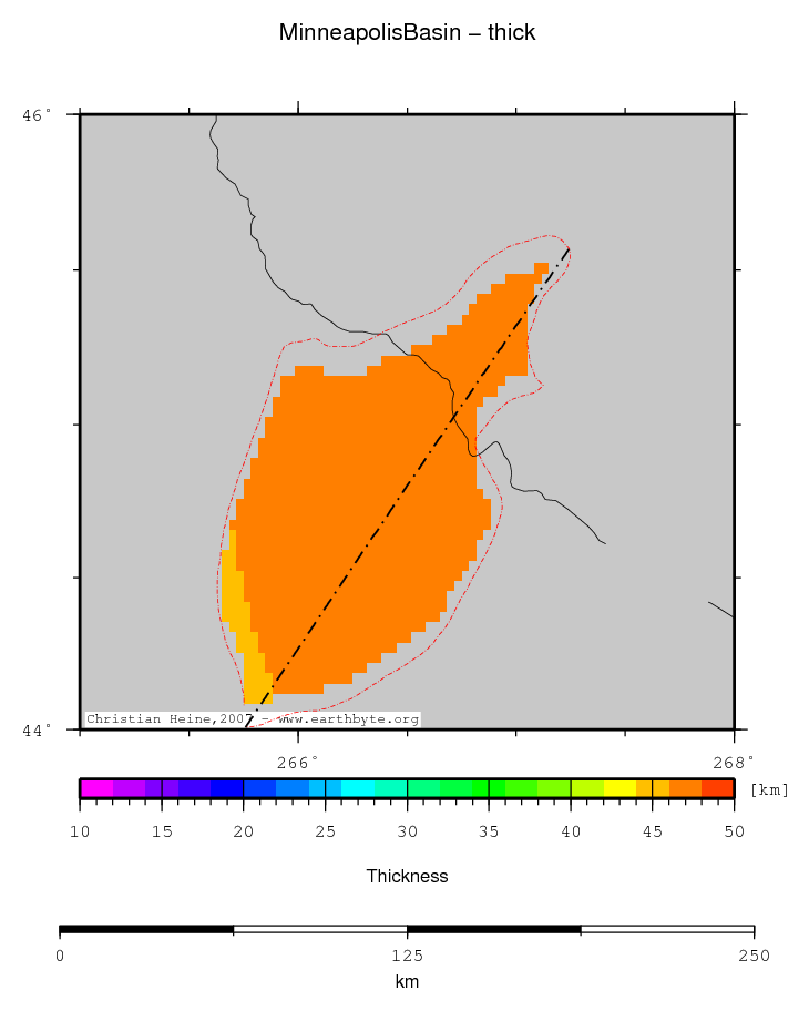 Minneapolis Basin location map