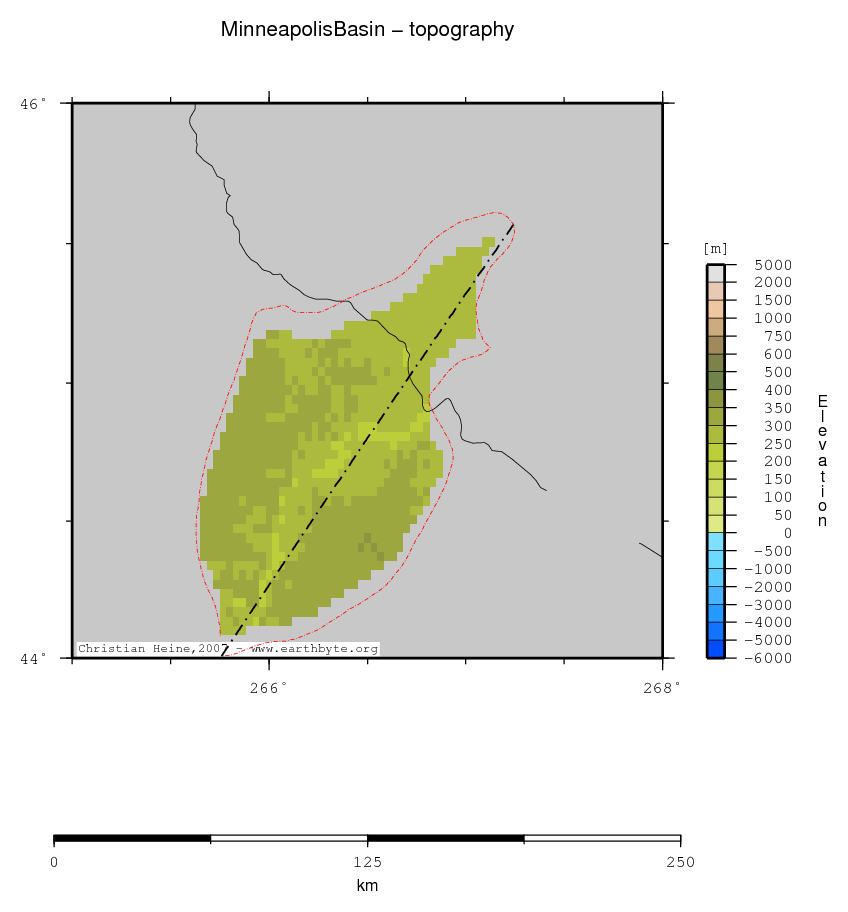 Minneapolis Basin location map