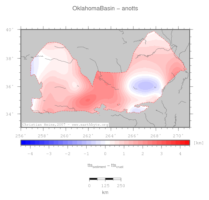 Oklahoma Basin location map