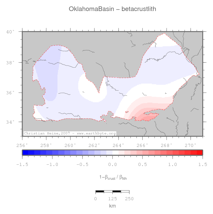 Oklahoma Basin location map