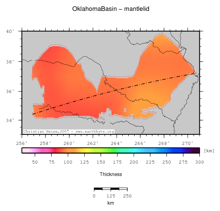 Oklahoma Basin location map