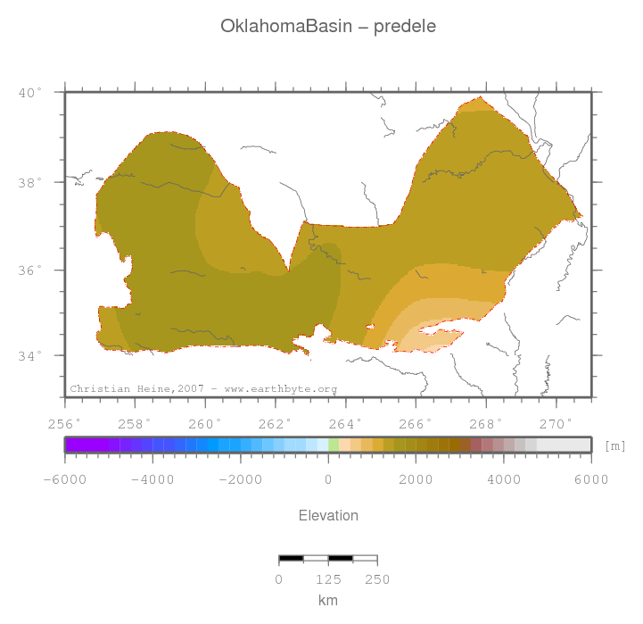 Oklahoma Basin location map