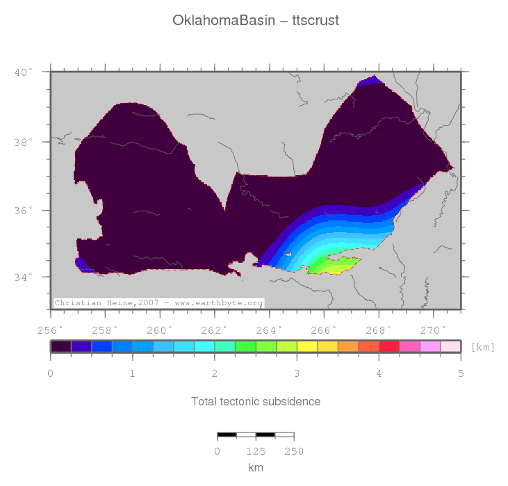 Oklahoma Basin location map