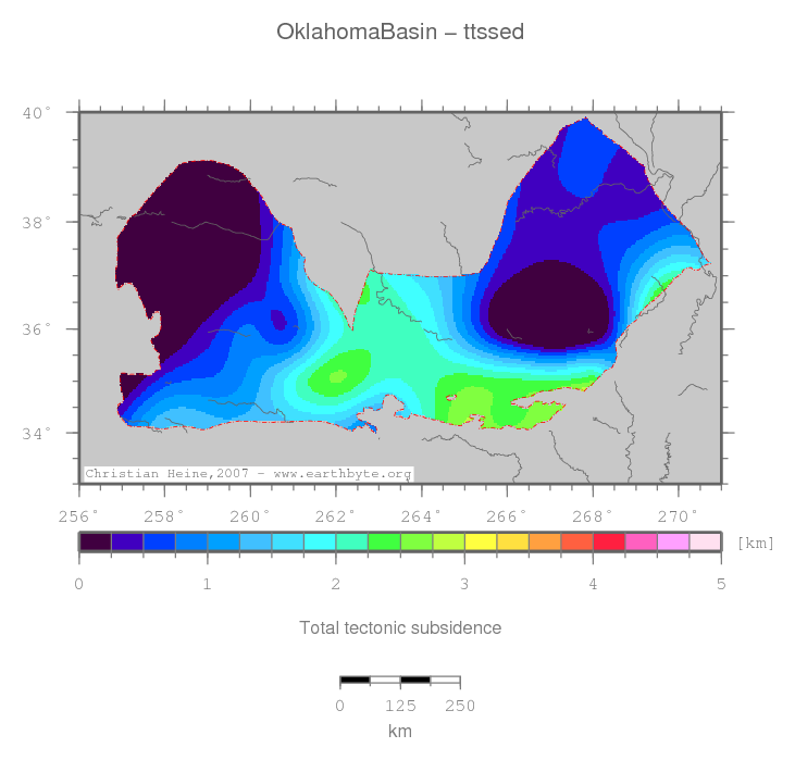 Oklahoma Basin location map