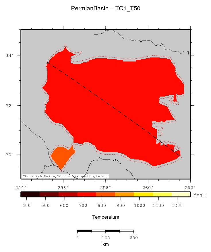 Permian Basin location map