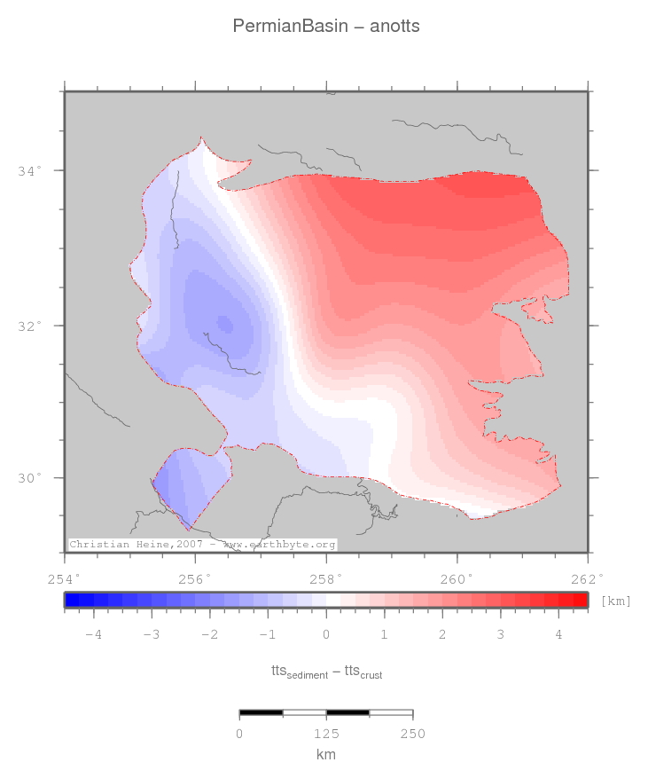 Permian Basin location map