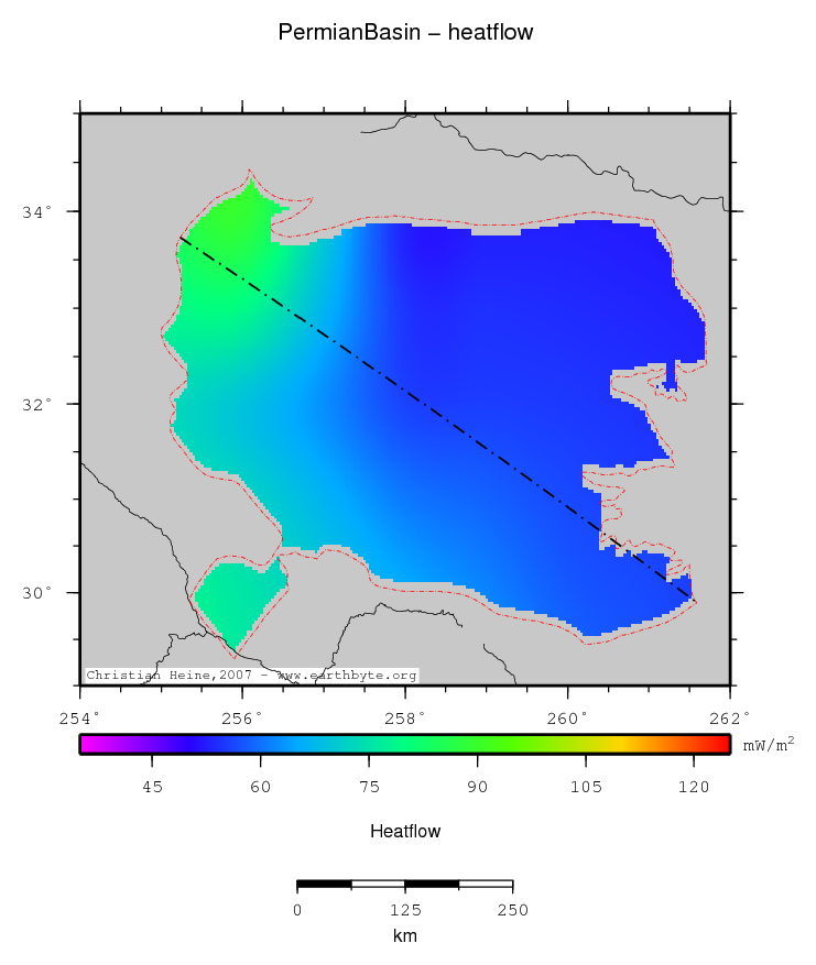 Permian Basin location map