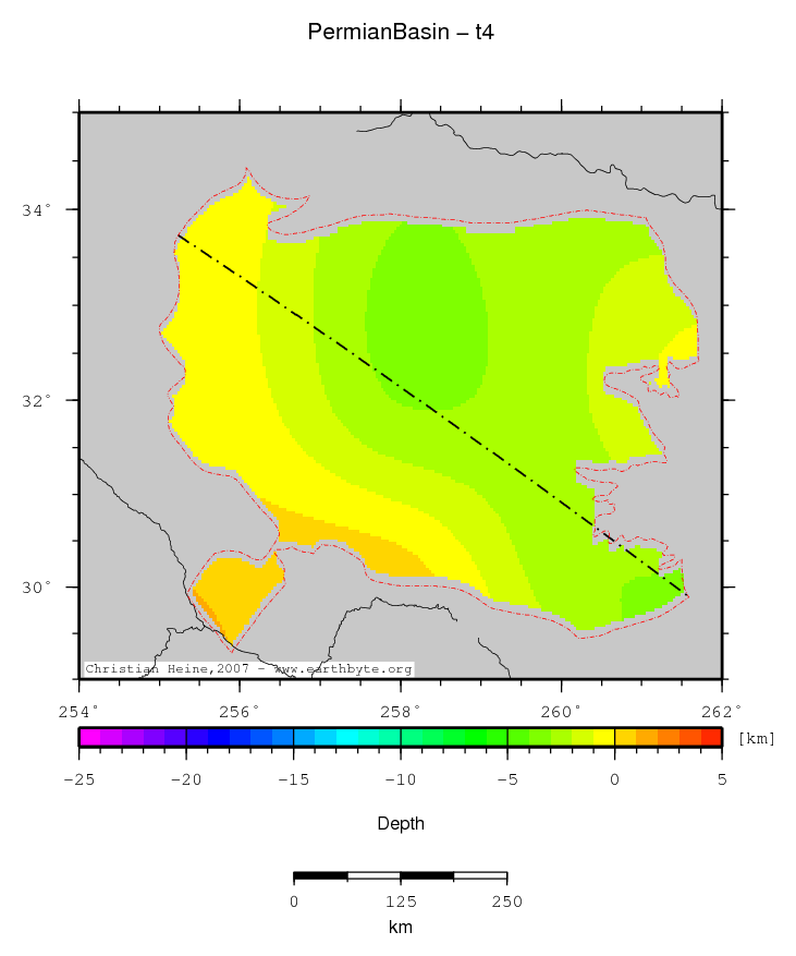 Permian Basin location map