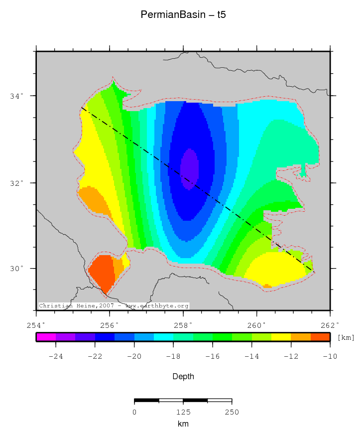 Permian Basin location map