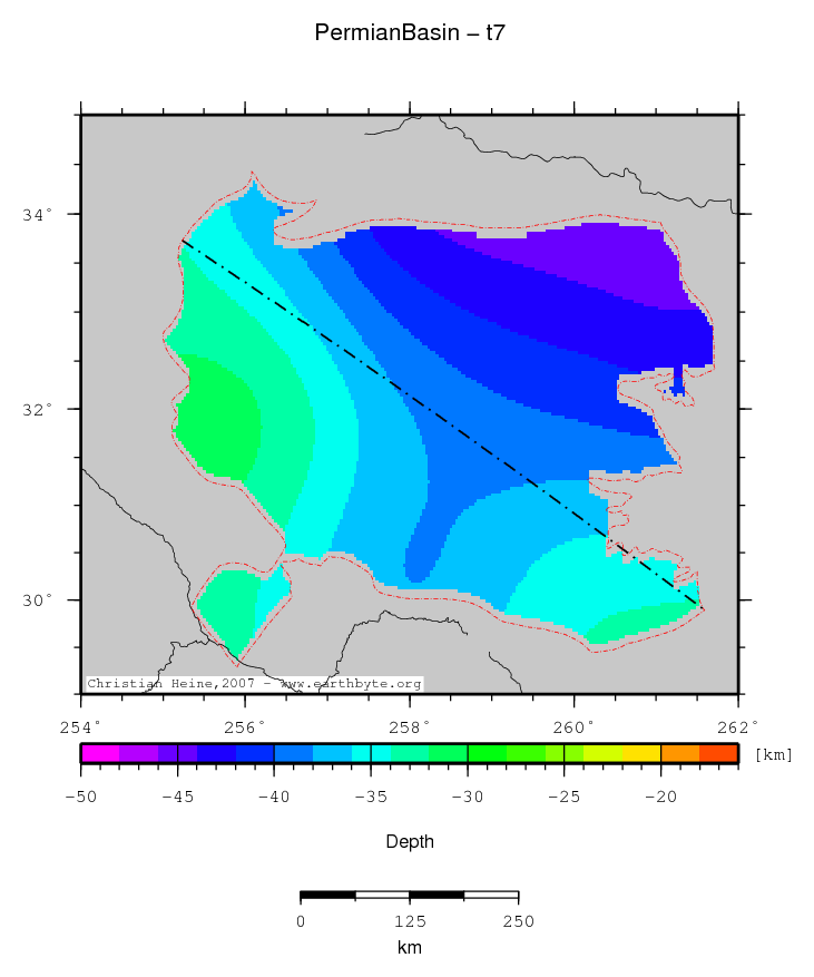 Permian Basin location map