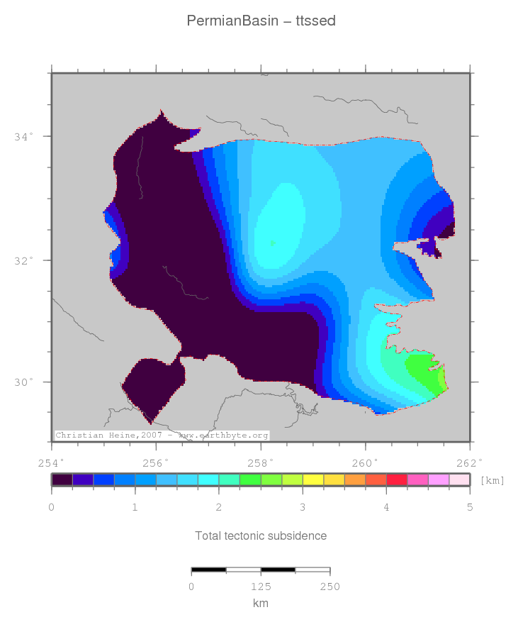 Permian Basin location map