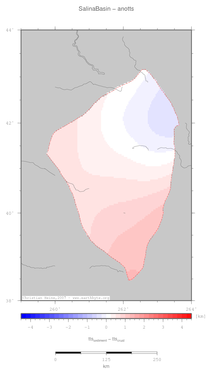 Salina Basin location map