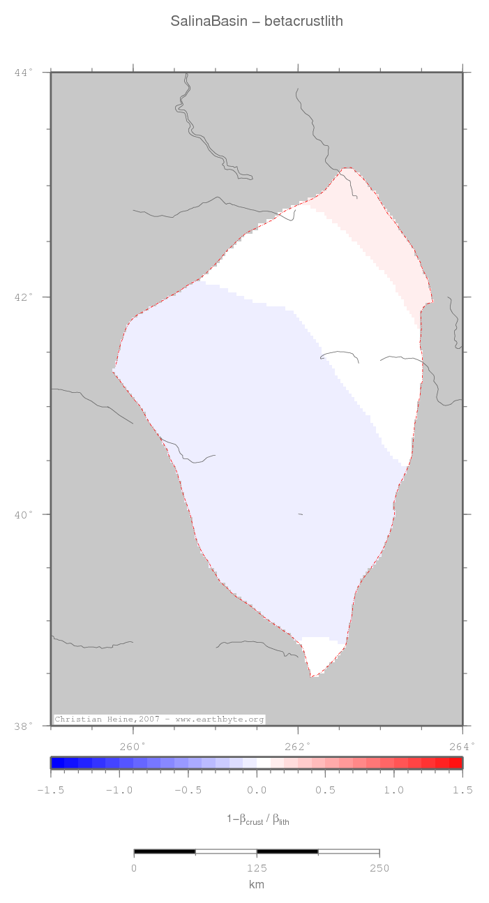 Salina Basin location map