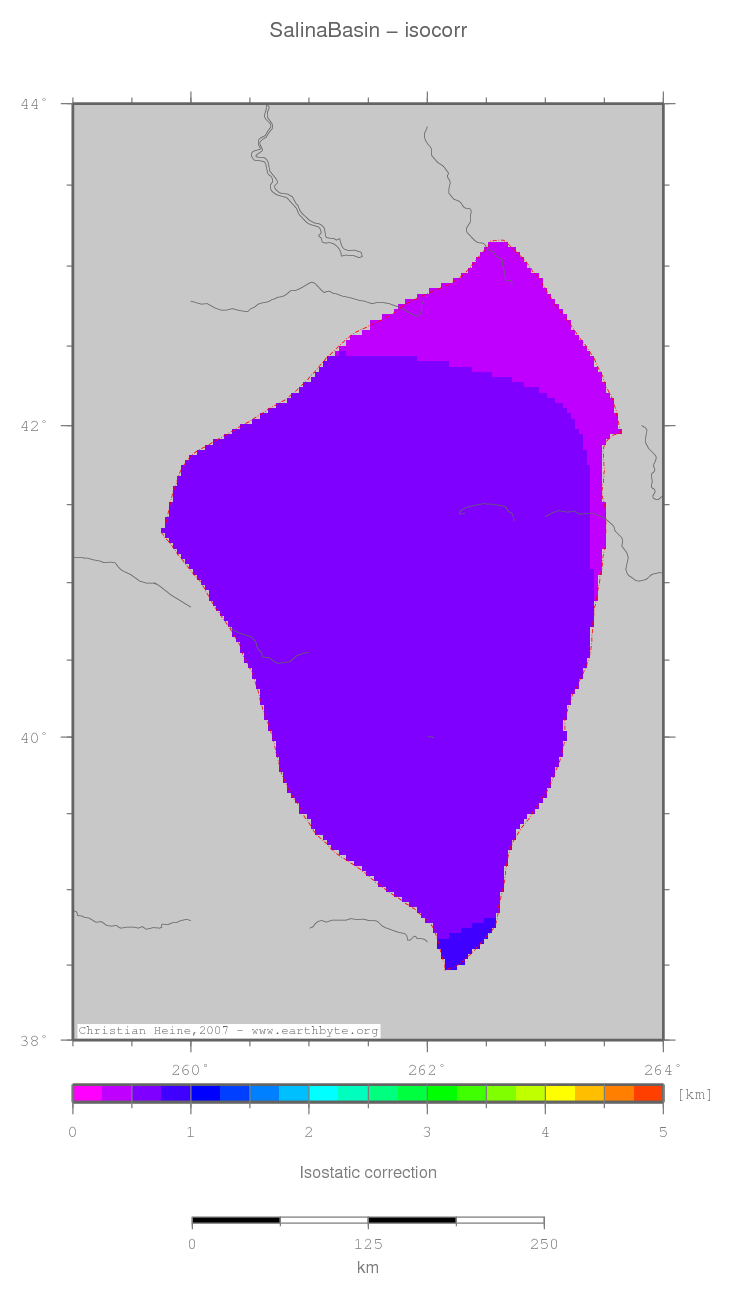 Salina Basin location map