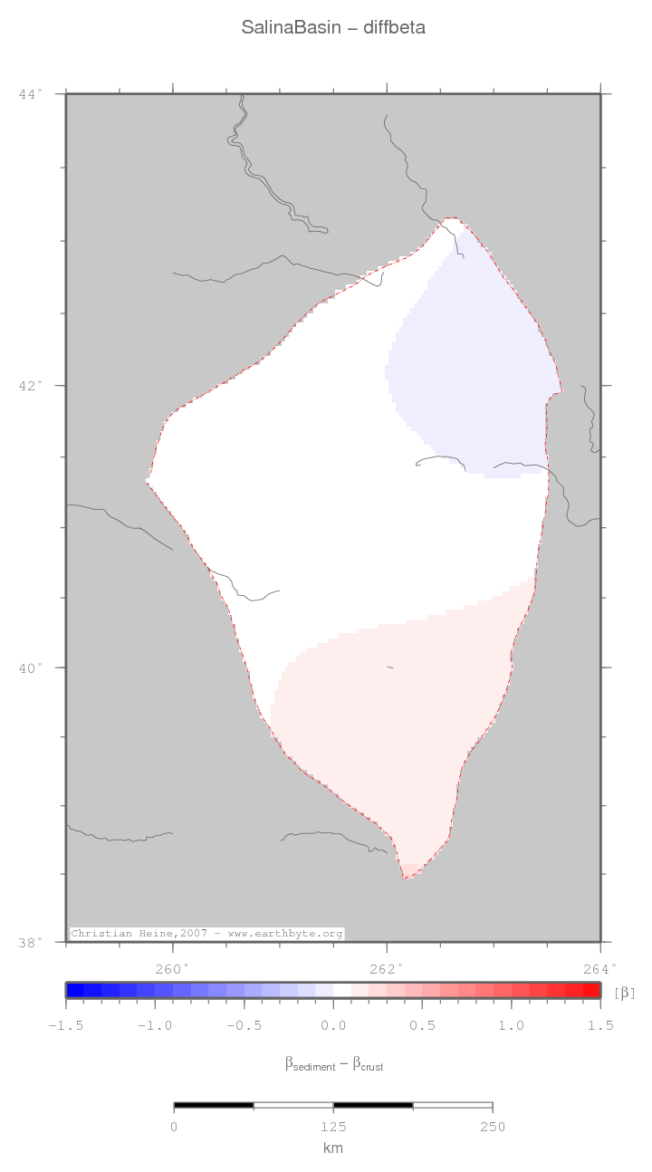 Salina Basin location map