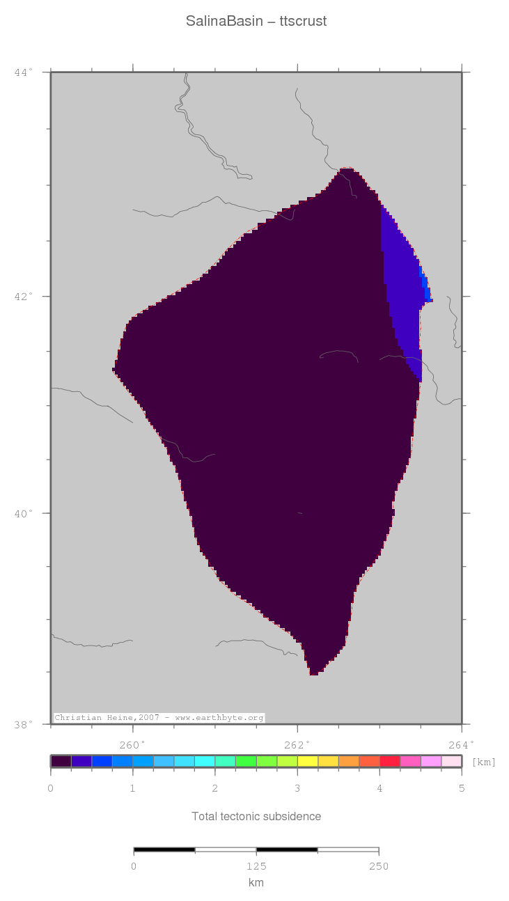 Salina Basin location map