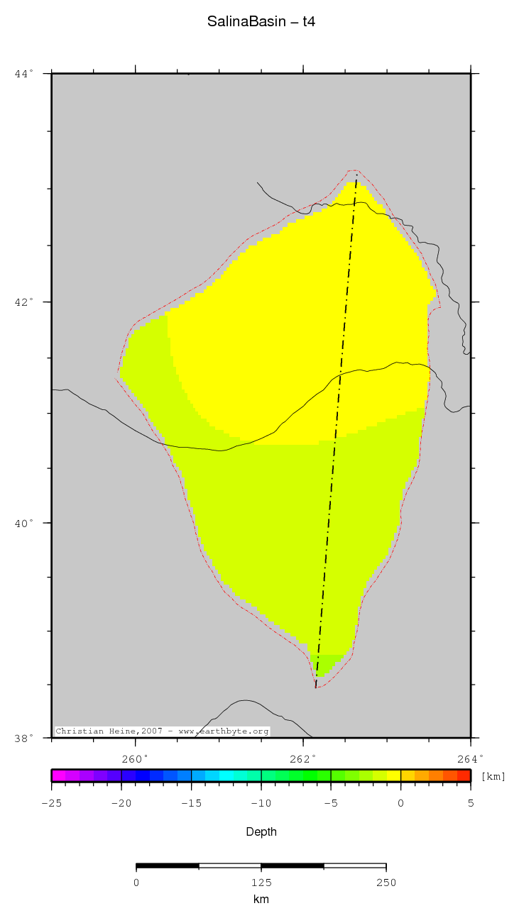 Salina Basin location map
