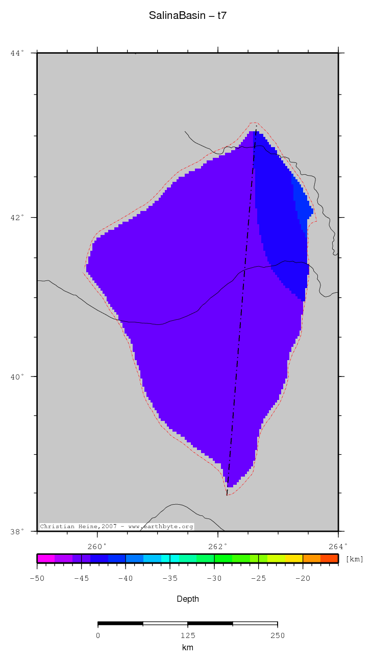 Salina Basin location map