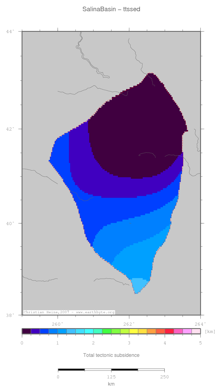 Salina Basin location map