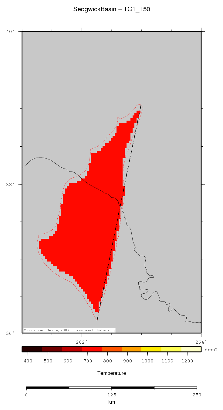 Sedgwick Basin location map