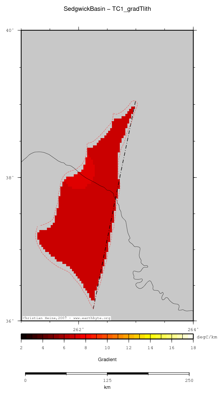 Sedgwick Basin location map