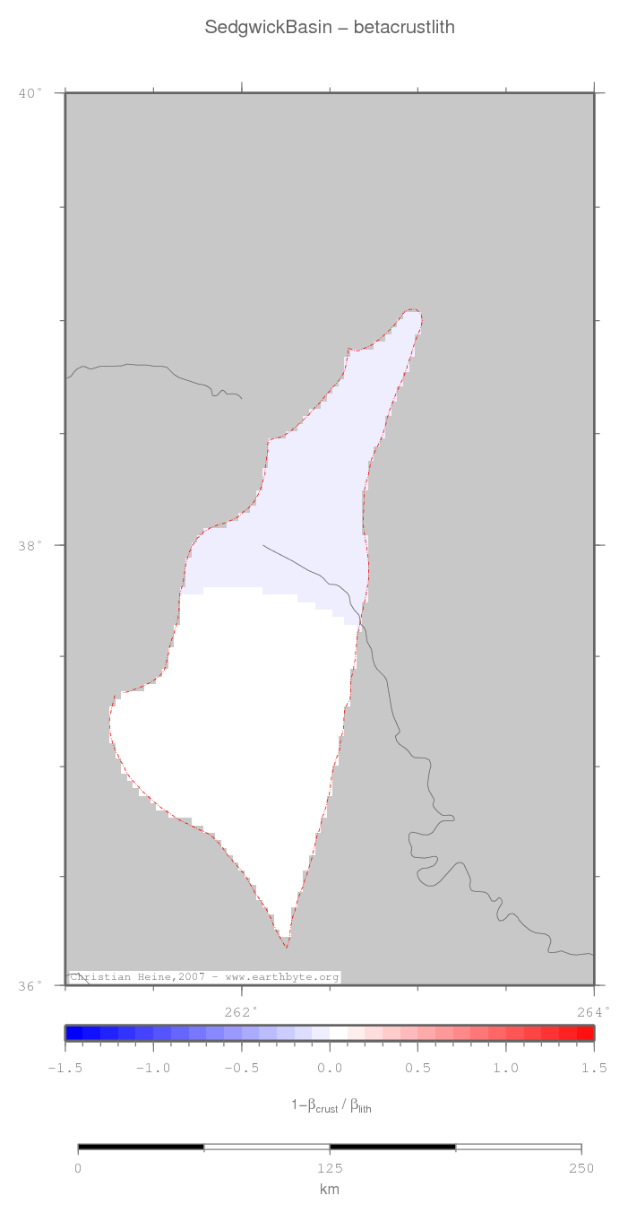 Sedgwick Basin location map