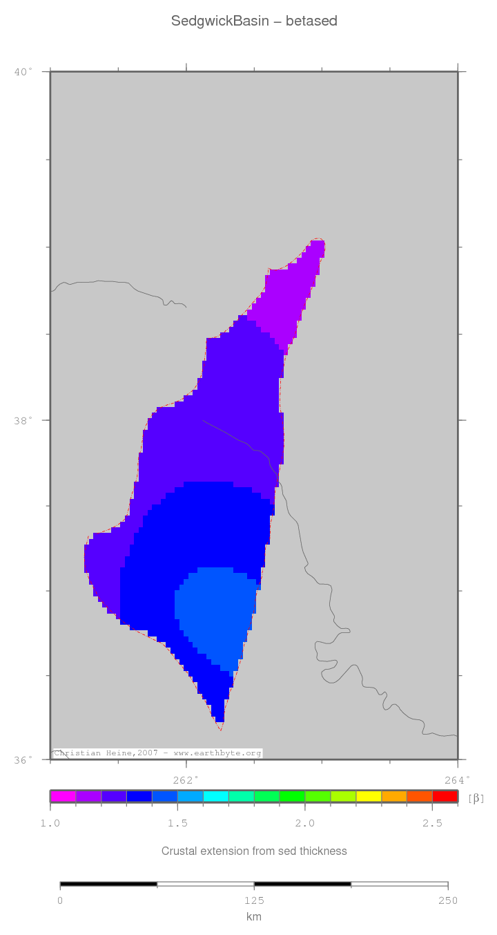 Sedgwick Basin location map