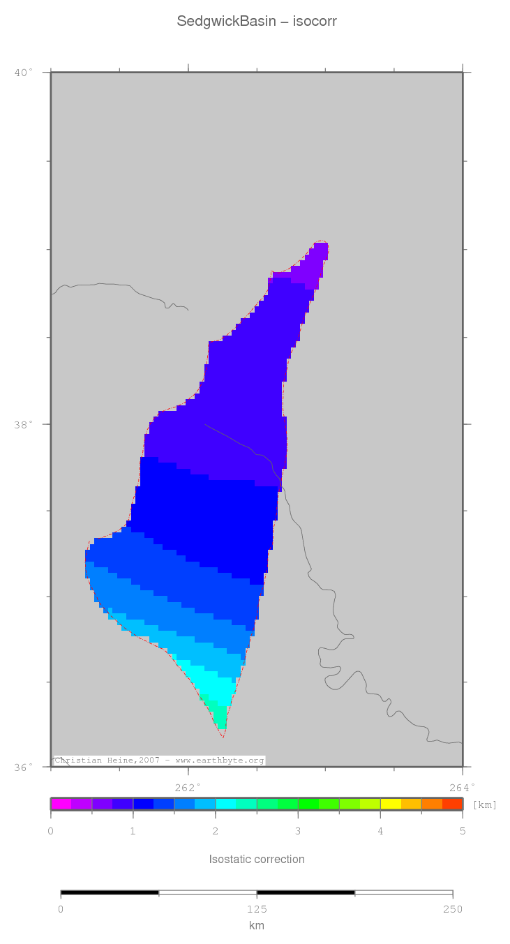 Sedgwick Basin location map