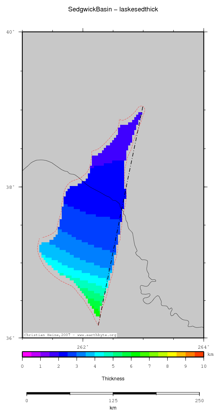 Sedgwick Basin location map