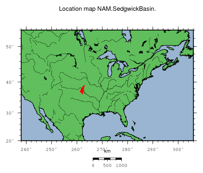 Sedgwick Basin location map