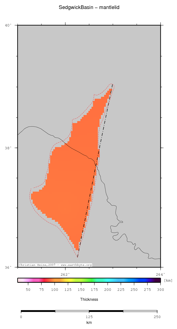 Sedgwick Basin location map