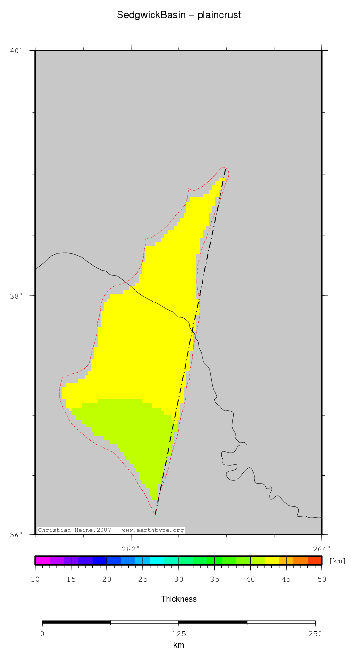 Sedgwick Basin location map