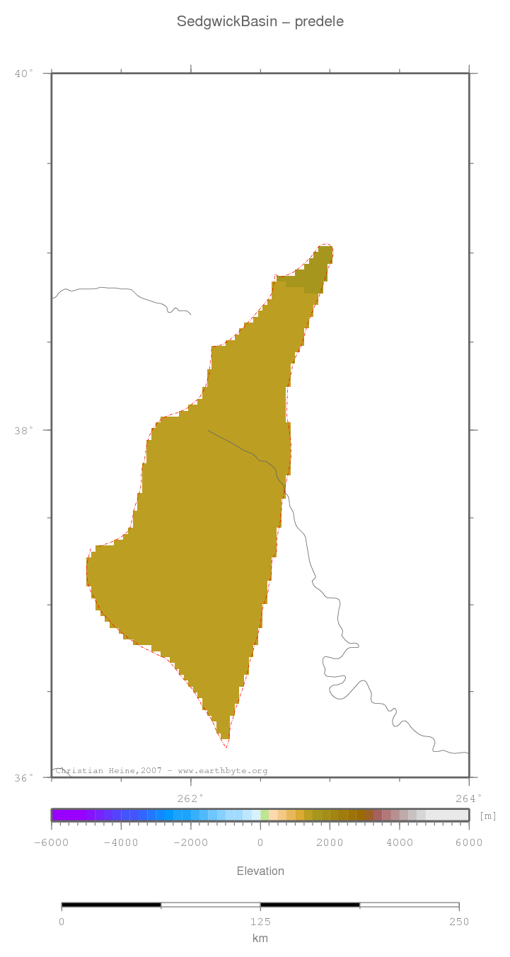 Sedgwick Basin location map