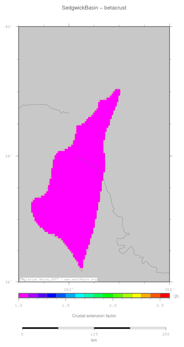 Sedgwick Basin location map