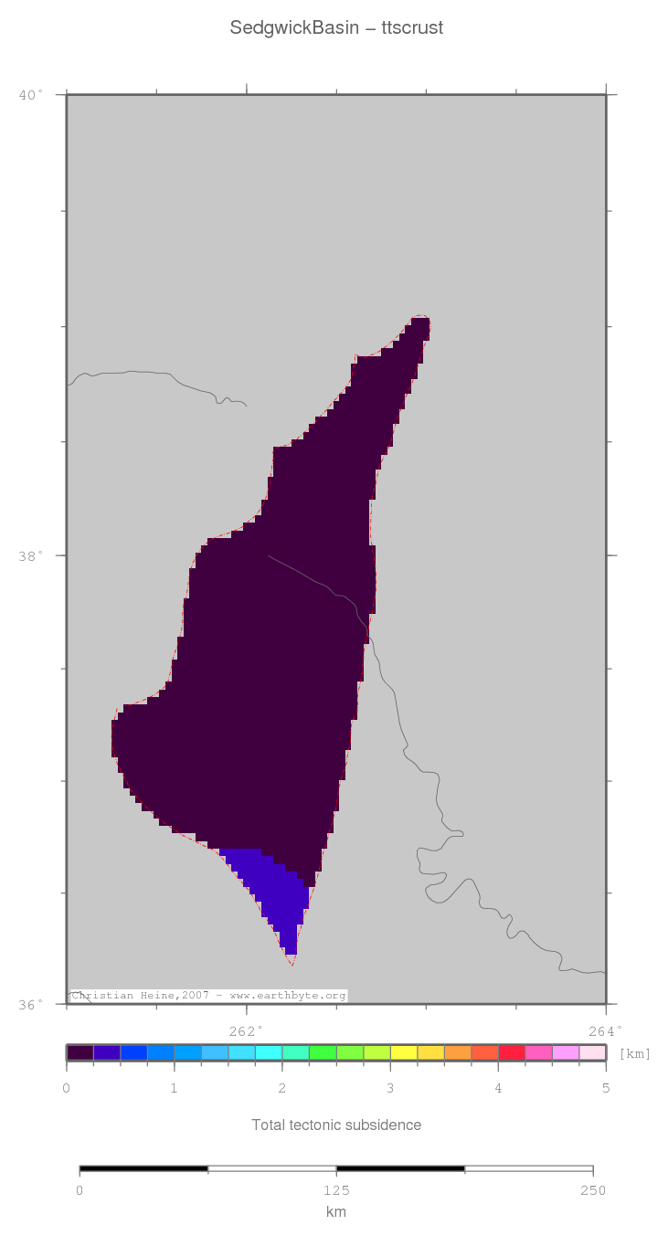 Sedgwick Basin location map