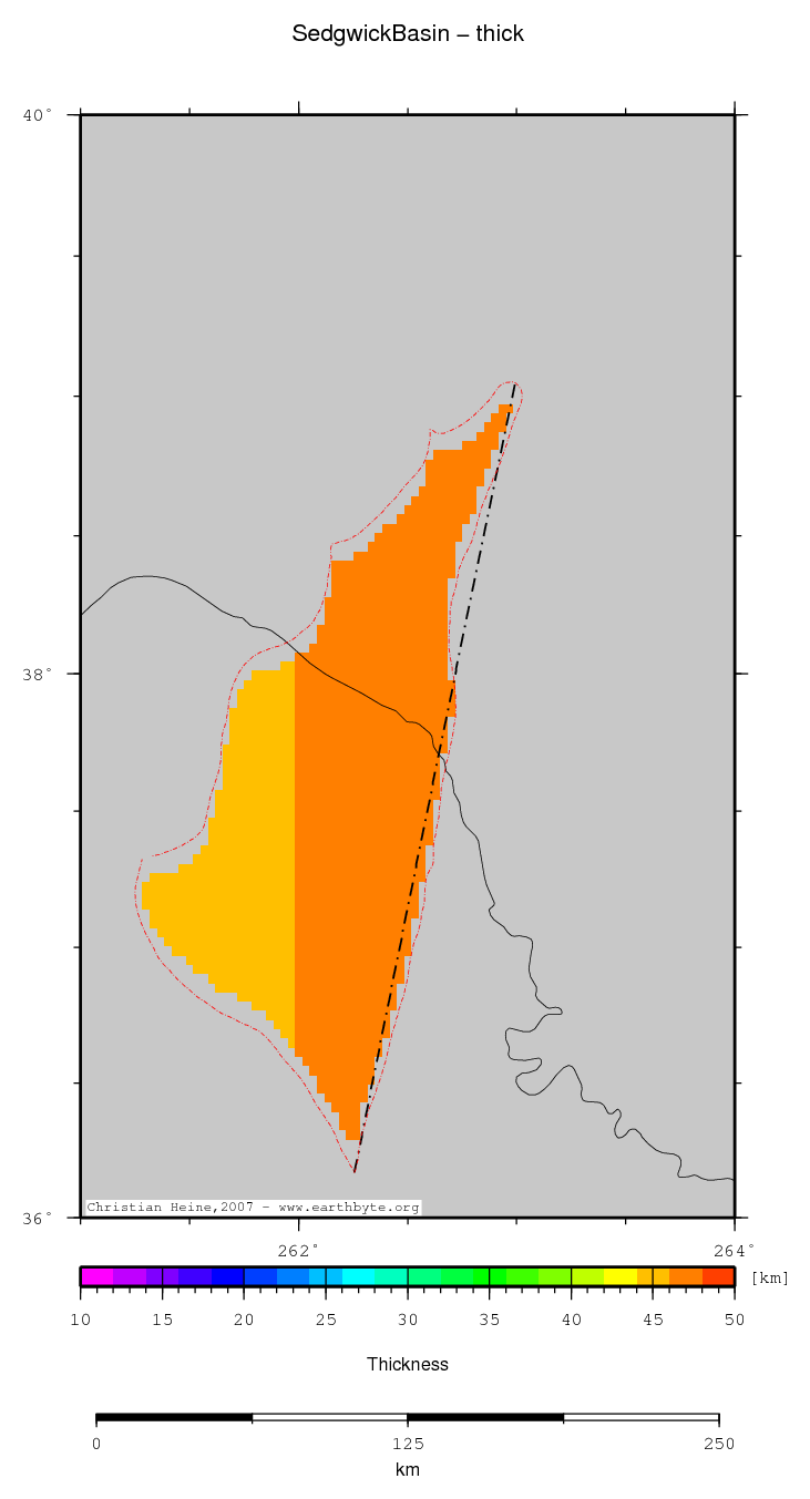 Sedgwick Basin location map