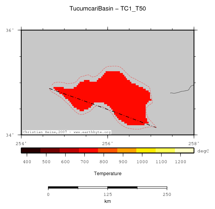 Tucumcari Basin location map